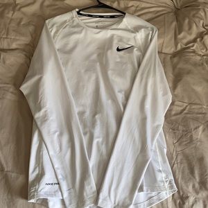 White Nike long sleeved